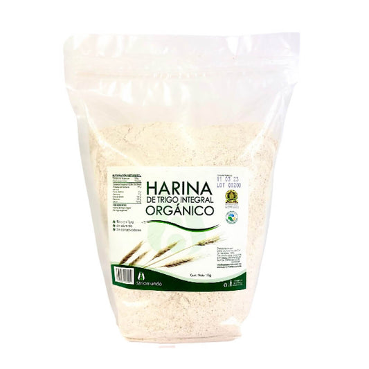 Harina de Trigo Integral Orgánica 1 kg. - Sano Mundo